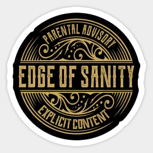 Edge of Sanity Vintage Ornament Sticker